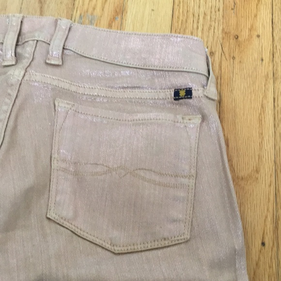 Lucky Brand Metallic Ankle Jeans (00/24w) - Picture 5 of 6